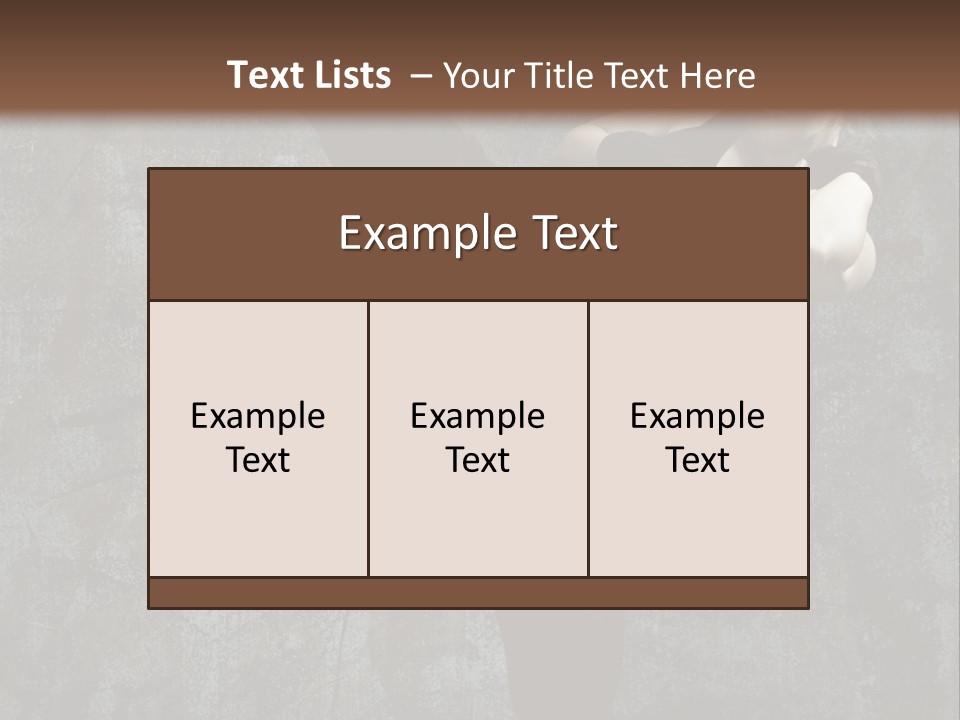 Person Training Body PowerPoint Template
