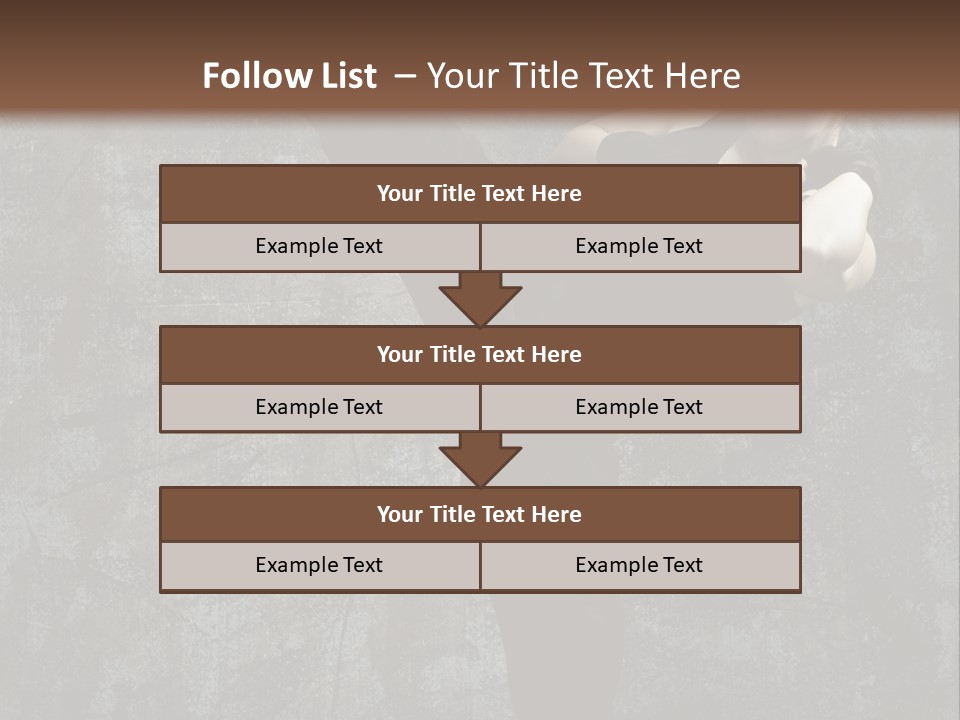 Person Training Body PowerPoint Template