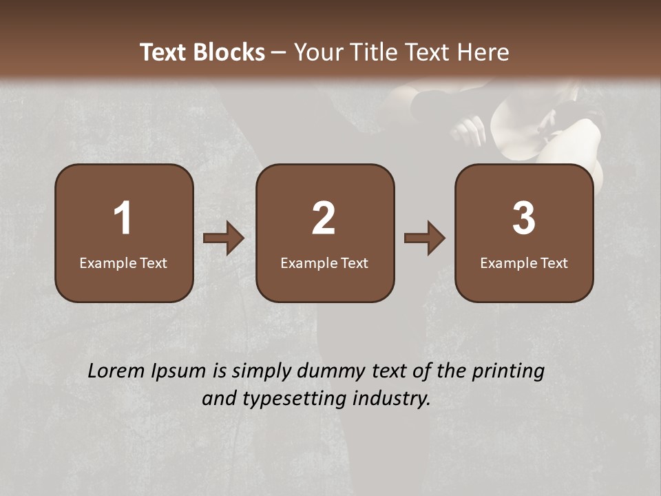 Person Training Body PowerPoint Template