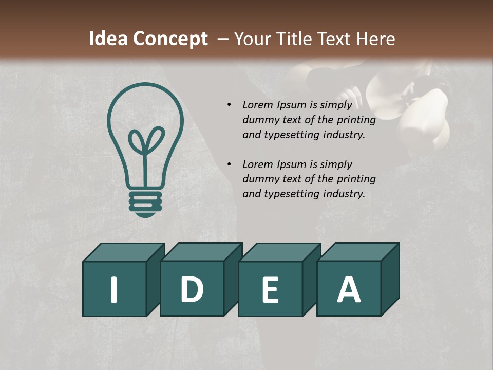 Person Training Body PowerPoint Template