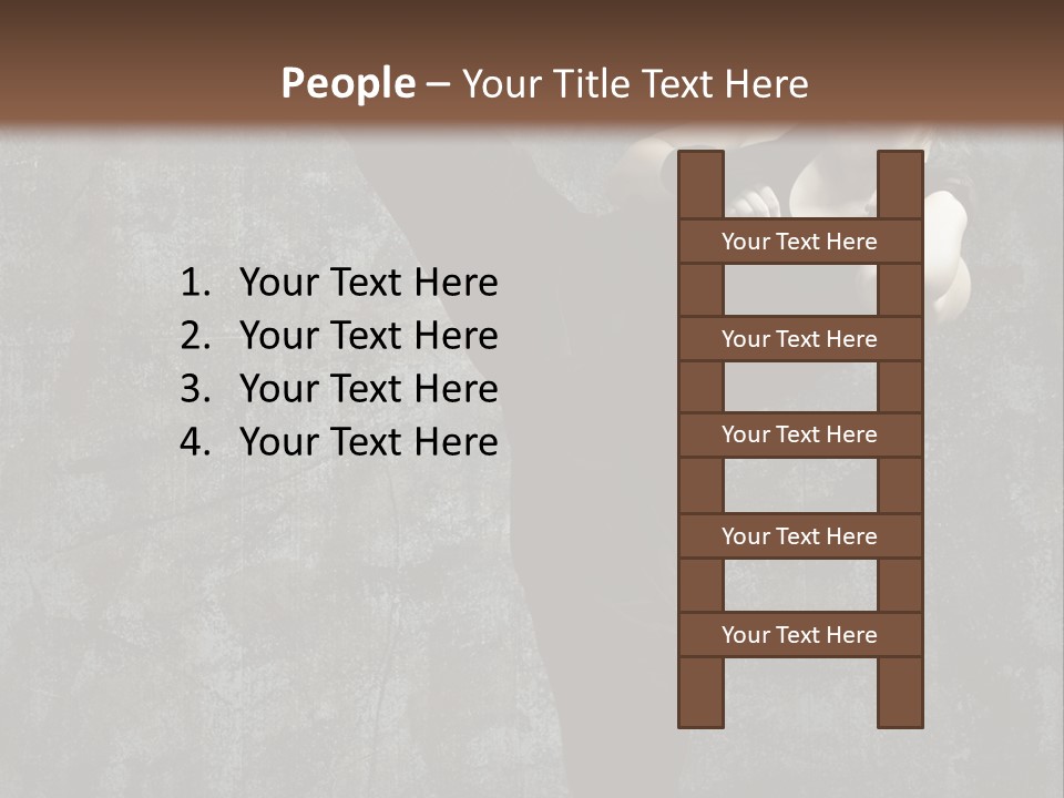 Person Training Body PowerPoint Template