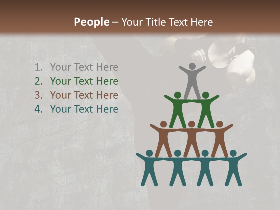 Person Training Body PowerPoint Template