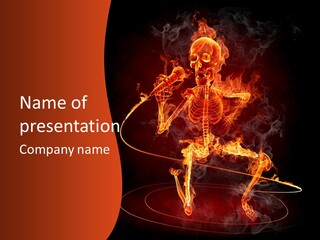 Fire Glow Party PowerPoint Template