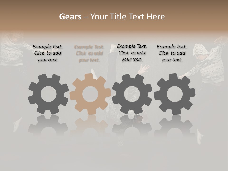 Skill Aerobics Motion PowerPoint Template