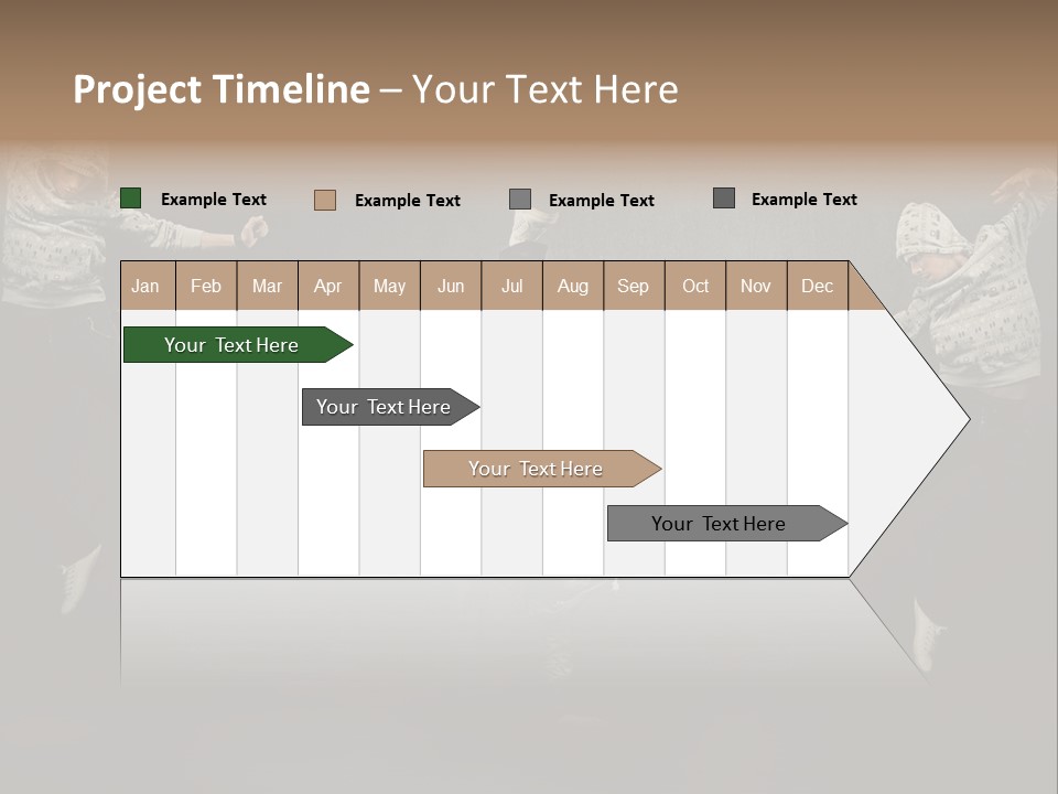 Skill Aerobics Motion PowerPoint Template
