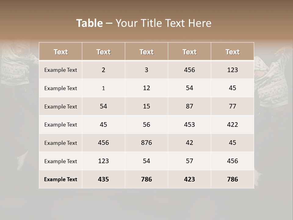Skill Aerobics Motion PowerPoint Template