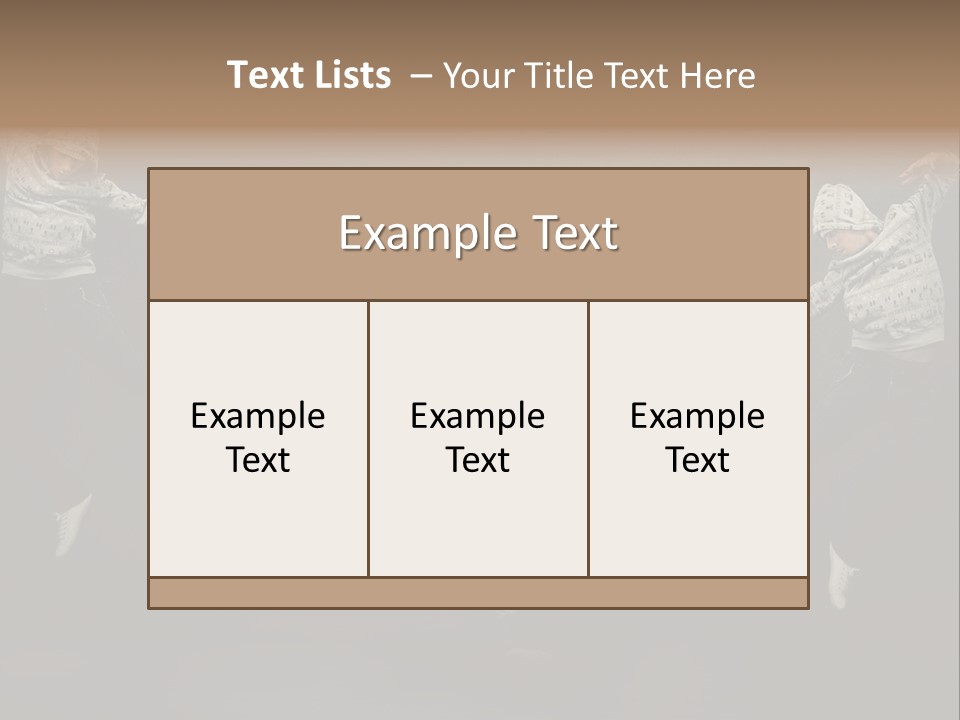 Skill Aerobics Motion PowerPoint Template