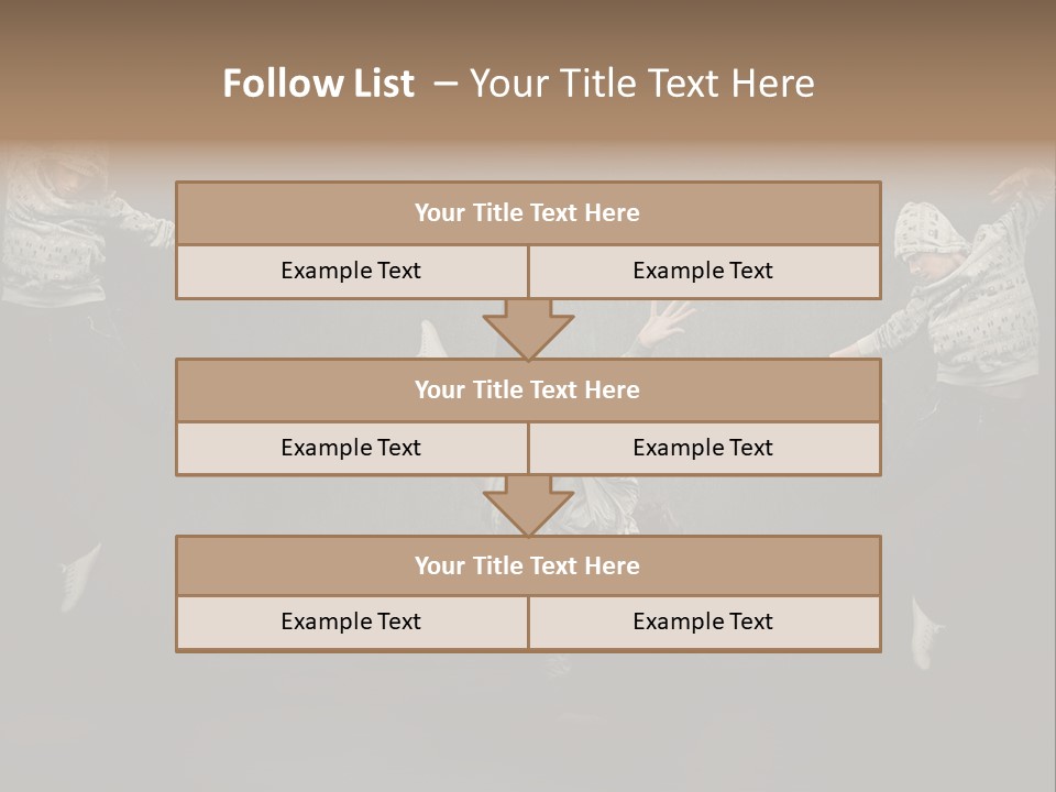 Skill Aerobics Motion PowerPoint Template