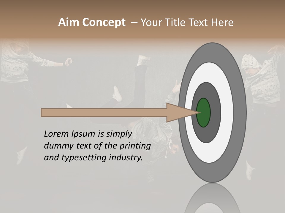 Skill Aerobics Motion PowerPoint Template