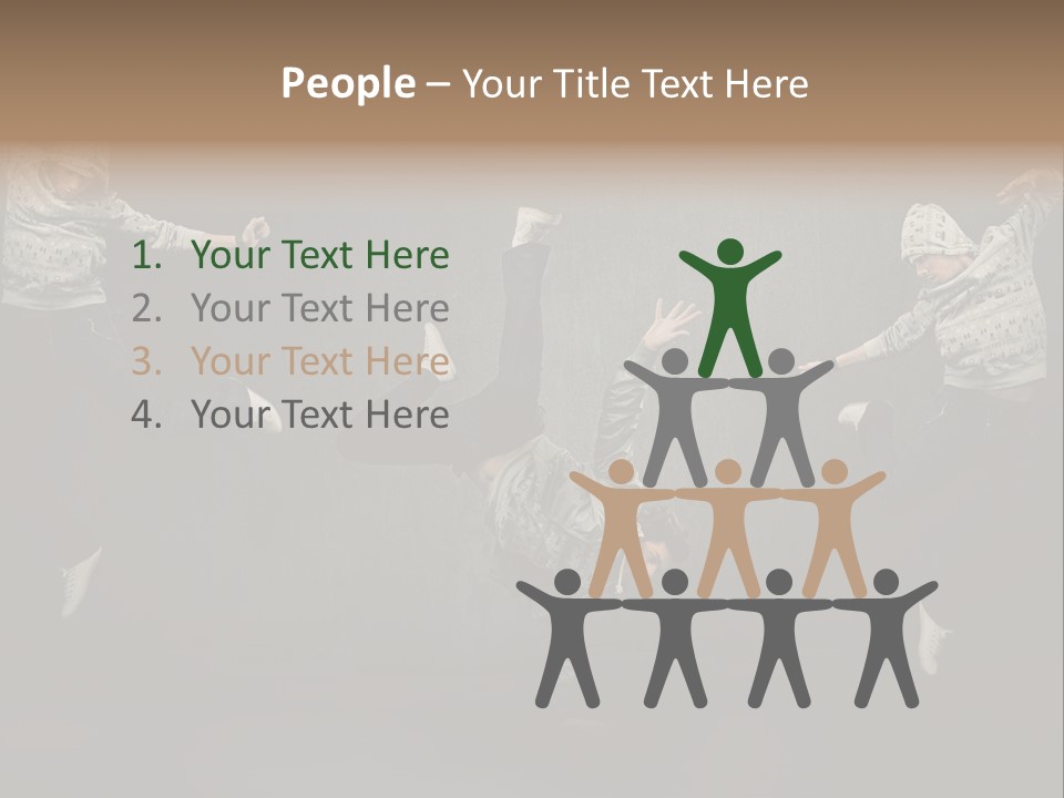 Skill Aerobics Motion PowerPoint Template