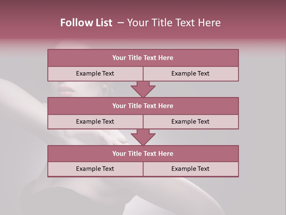 A Woman In A Black Dress With A Black Hat On Her Head PowerPoint Template