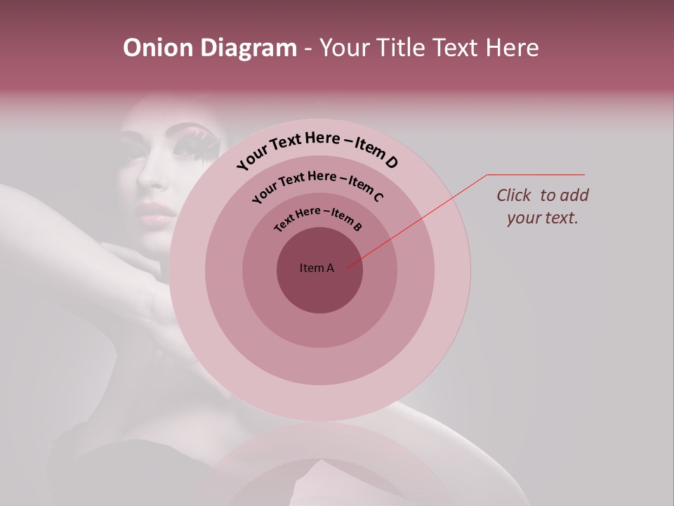 A Woman In A Black Dress With A Black Hat On Her Head PowerPoint Template