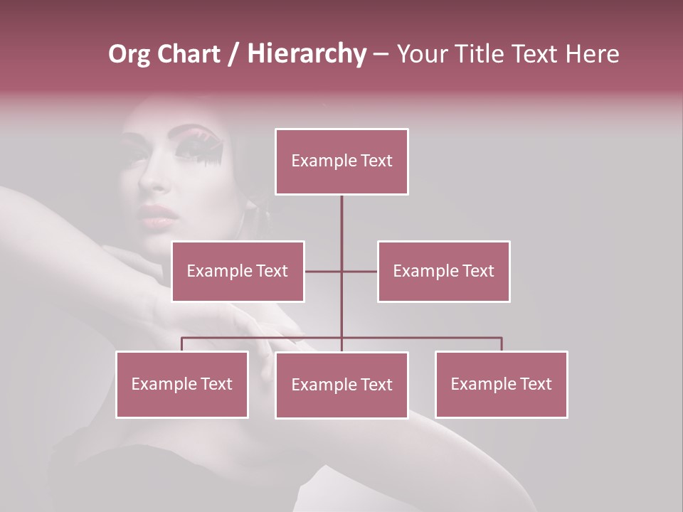 A Woman In A Black Dress With A Black Hat On Her Head PowerPoint Template