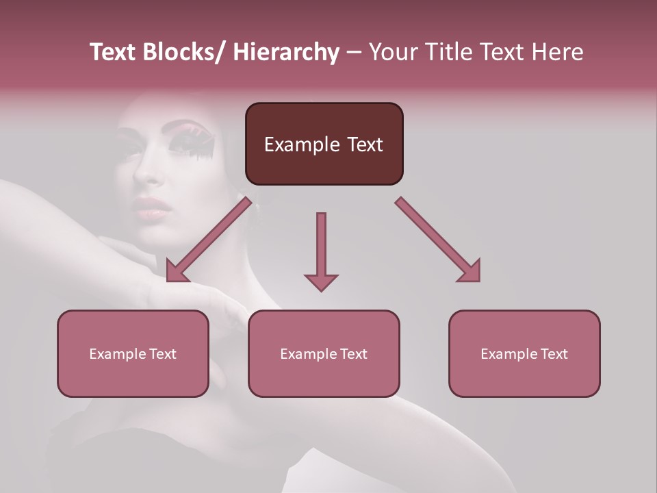 A Woman In A Black Dress With A Black Hat On Her Head PowerPoint Template