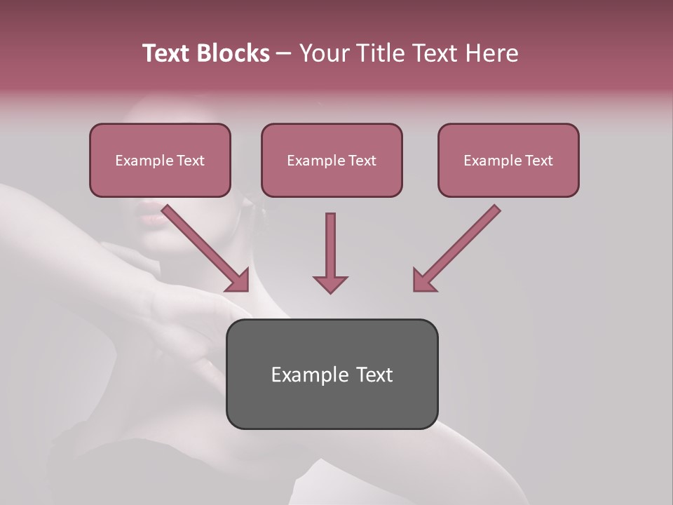 A Woman In A Black Dress With A Black Hat On Her Head PowerPoint Template