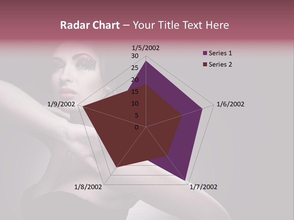 A Woman In A Black Dress With A Black Hat On Her Head PowerPoint Template