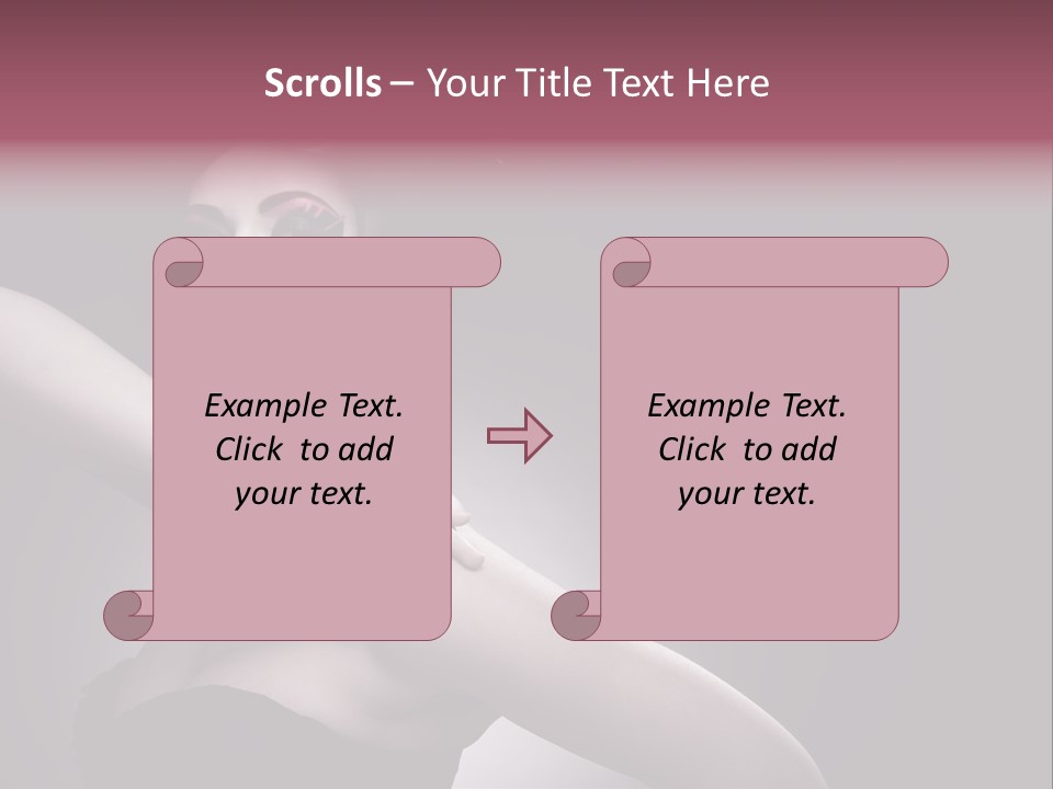 A Woman In A Black Dress With A Black Hat On Her Head PowerPoint Template