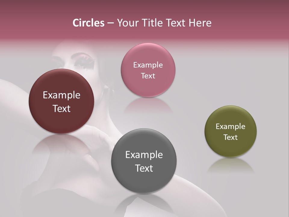 A Woman In A Black Dress With A Black Hat On Her Head PowerPoint Template