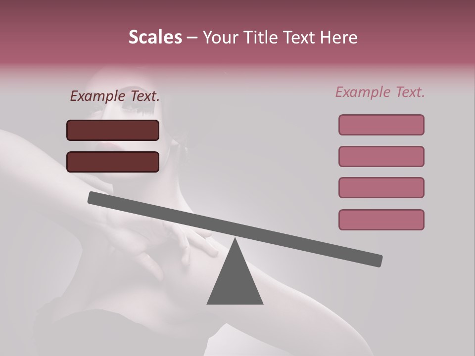 A Woman In A Black Dress With A Black Hat On Her Head PowerPoint Template