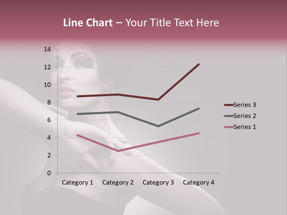 A Woman In A Black Dress With A Black Hat On Her Head PowerPoint Template