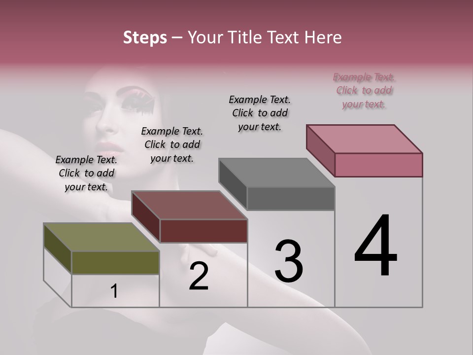 A Woman In A Black Dress With A Black Hat On Her Head PowerPoint Template