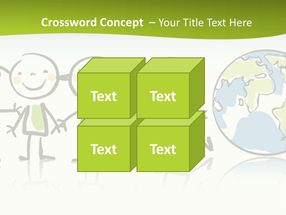 A Group Of People Holding Hands With The Earth In The Background PowerPoint Template