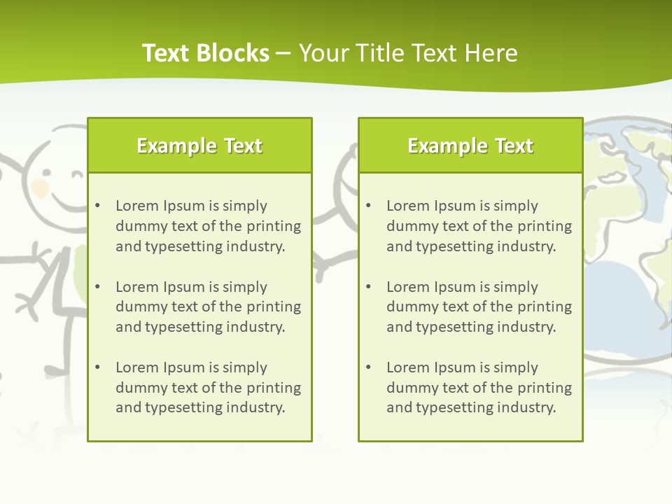 A Group Of People Holding Hands With The Earth In The Background PowerPoint Template