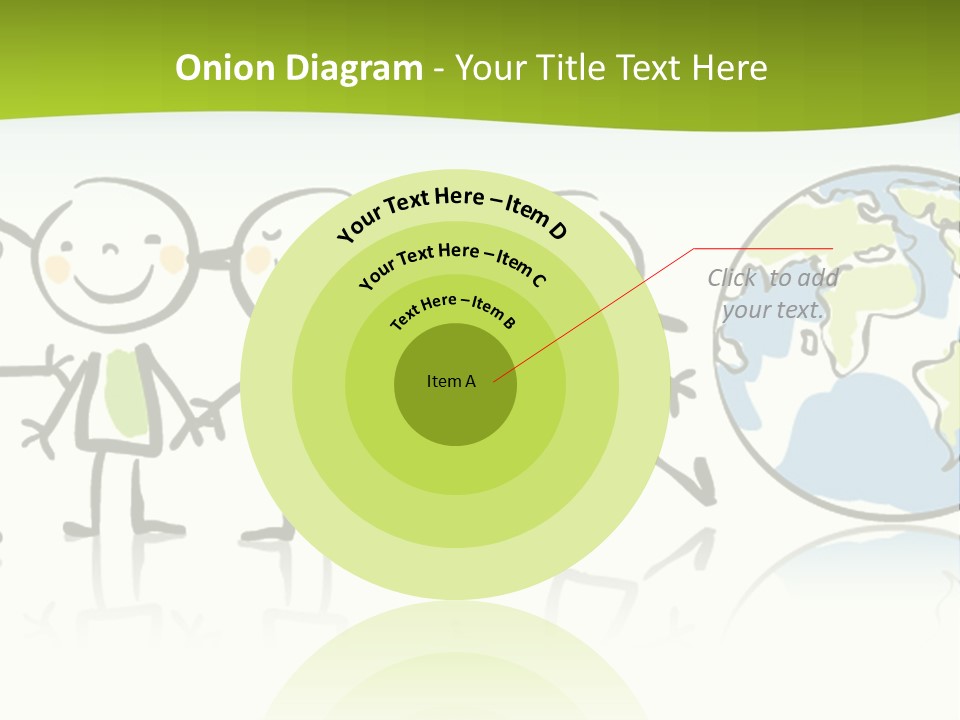 A Group Of People Holding Hands With The Earth In The Background PowerPoint Template