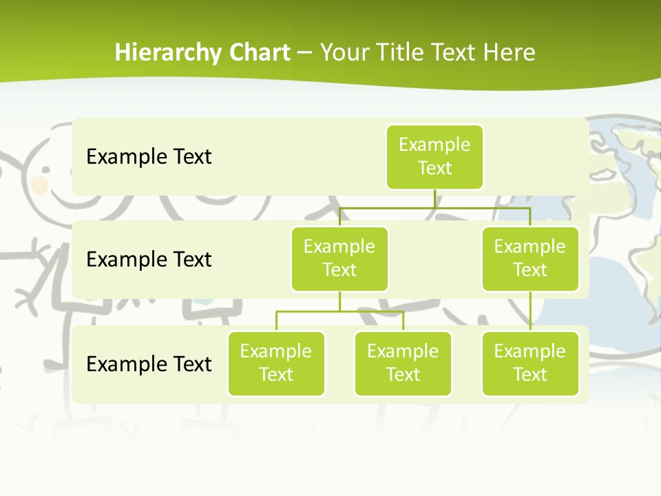 A Group Of People Holding Hands With The Earth In The Background PowerPoint Template