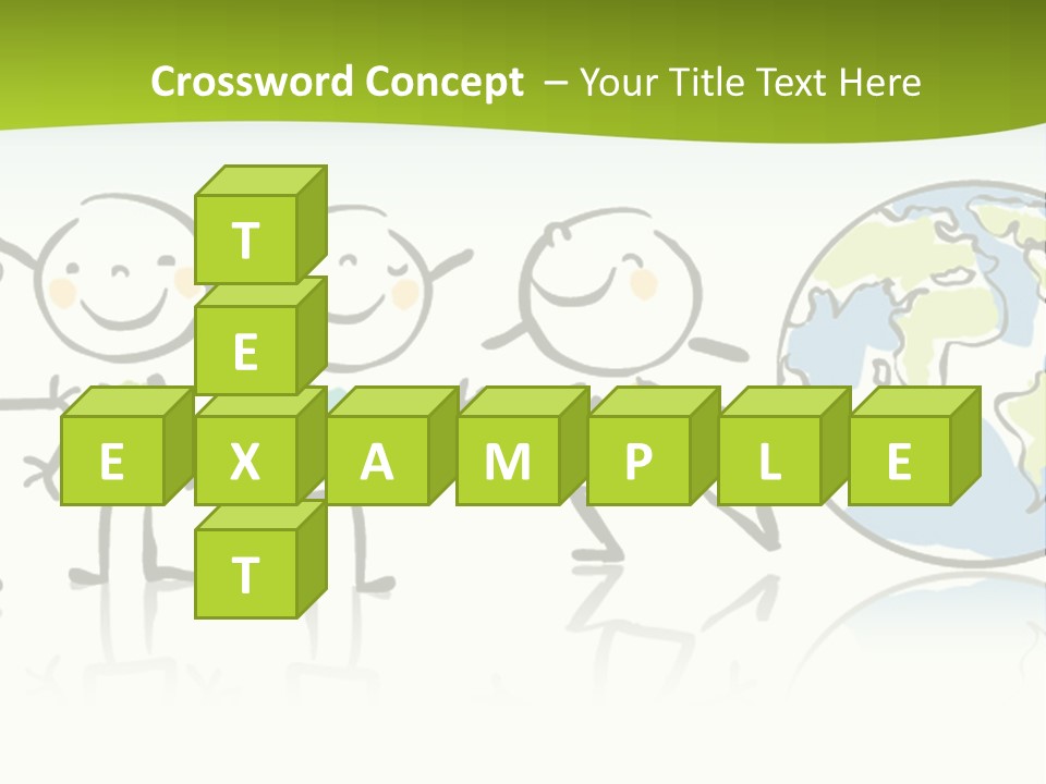 A Group Of People Holding Hands With The Earth In The Background PowerPoint Template