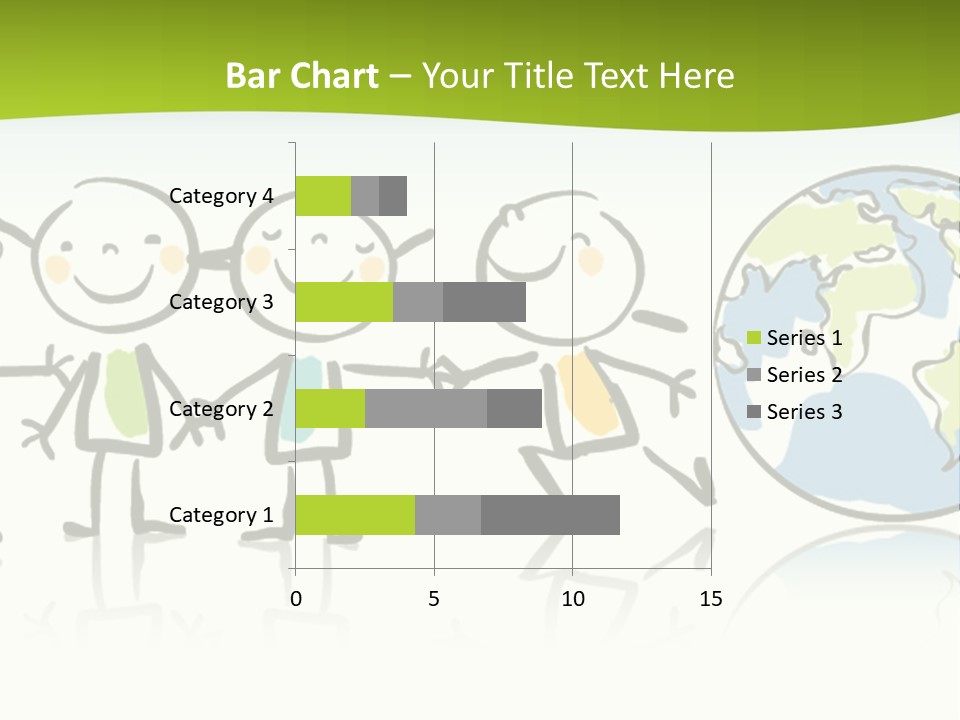 A Group Of People Holding Hands With The Earth In The Background PowerPoint Template