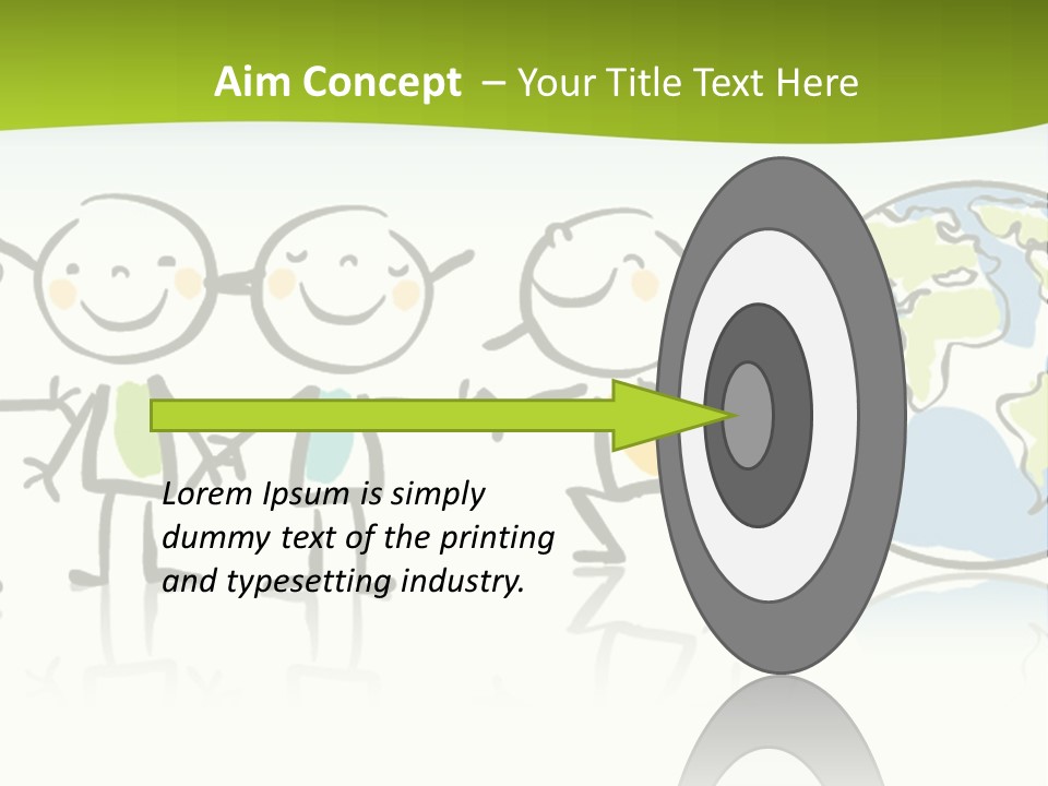 A Group Of People Holding Hands With The Earth In The Background PowerPoint Template