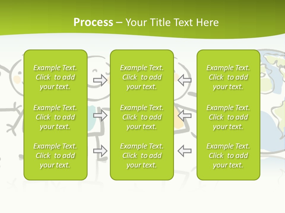A Group Of People Holding Hands With The Earth In The Background PowerPoint Template