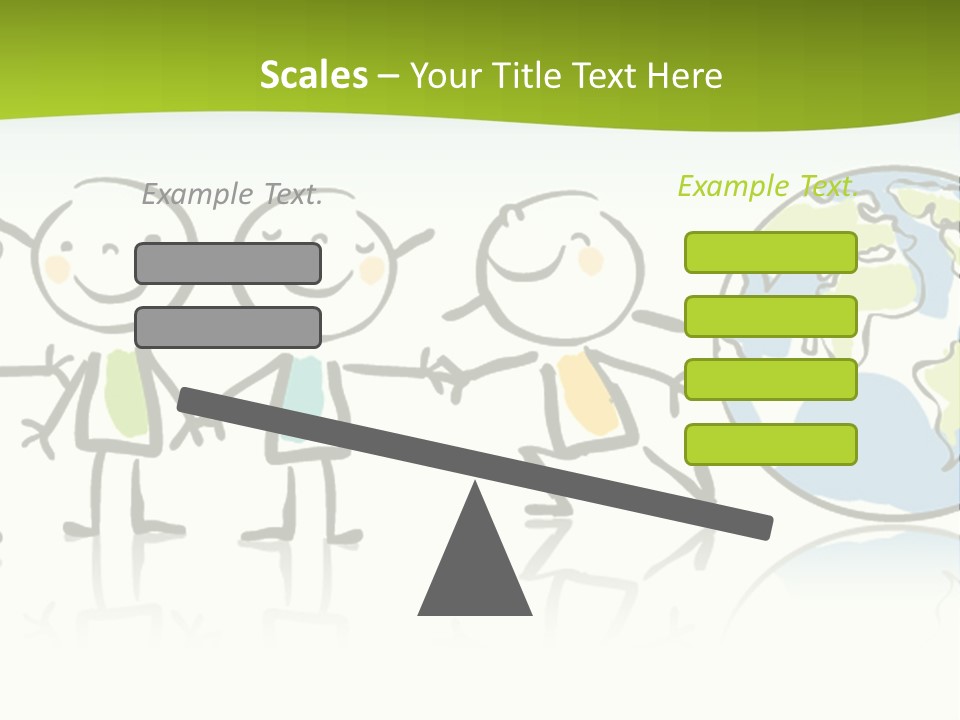 A Group Of People Holding Hands With The Earth In The Background PowerPoint Template