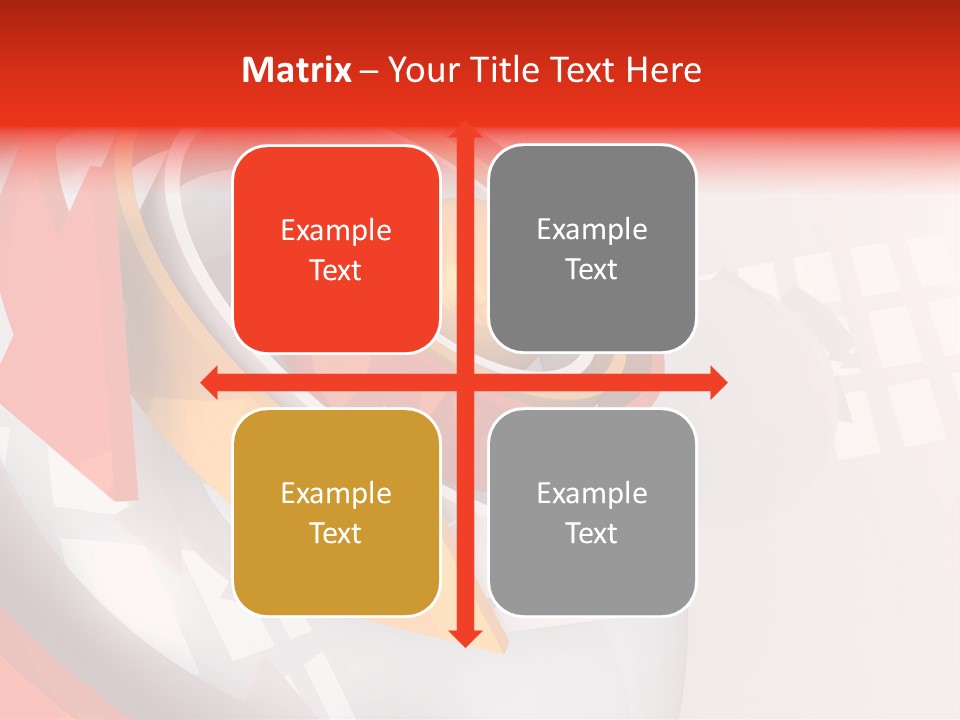 Arrows Sparse Symbol PowerPoint Template