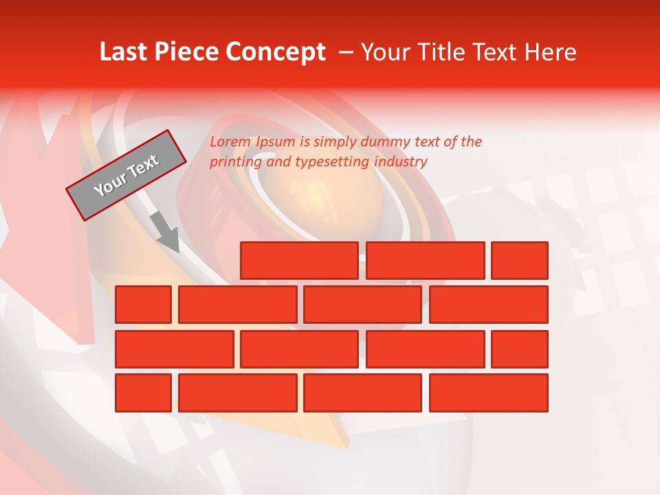 Arrows Sparse Symbol PowerPoint Template
