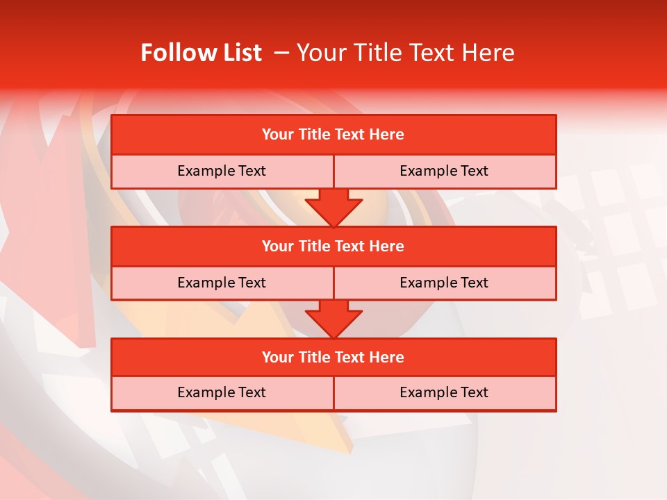 Arrows Sparse Symbol PowerPoint Template