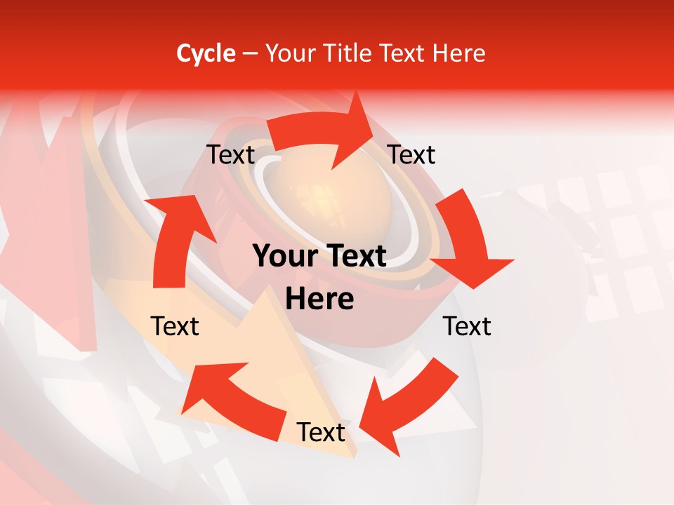 Arrows Sparse Symbol PowerPoint Template