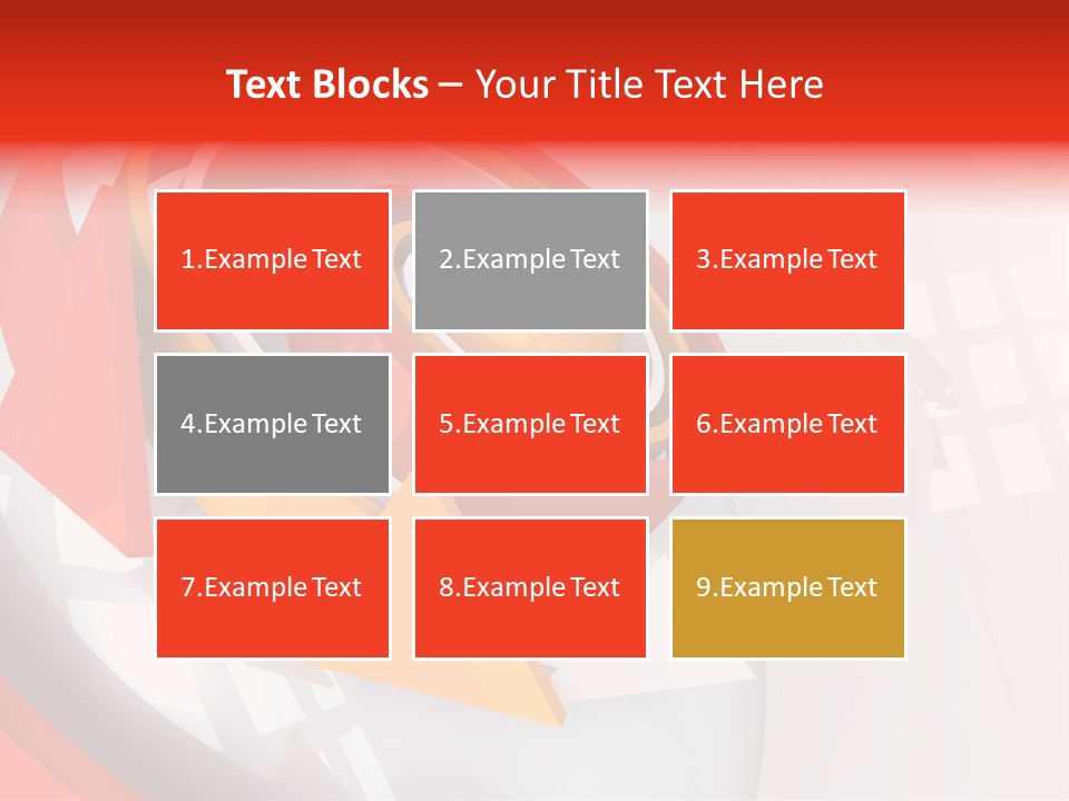 Arrows Sparse Symbol PowerPoint Template