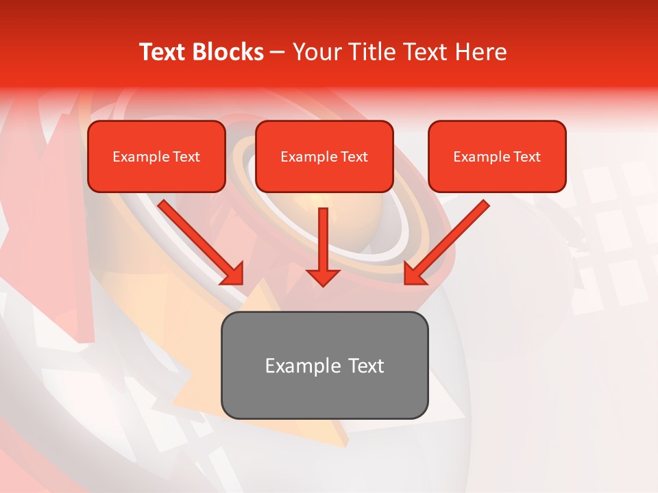 Arrows Sparse Symbol PowerPoint Template