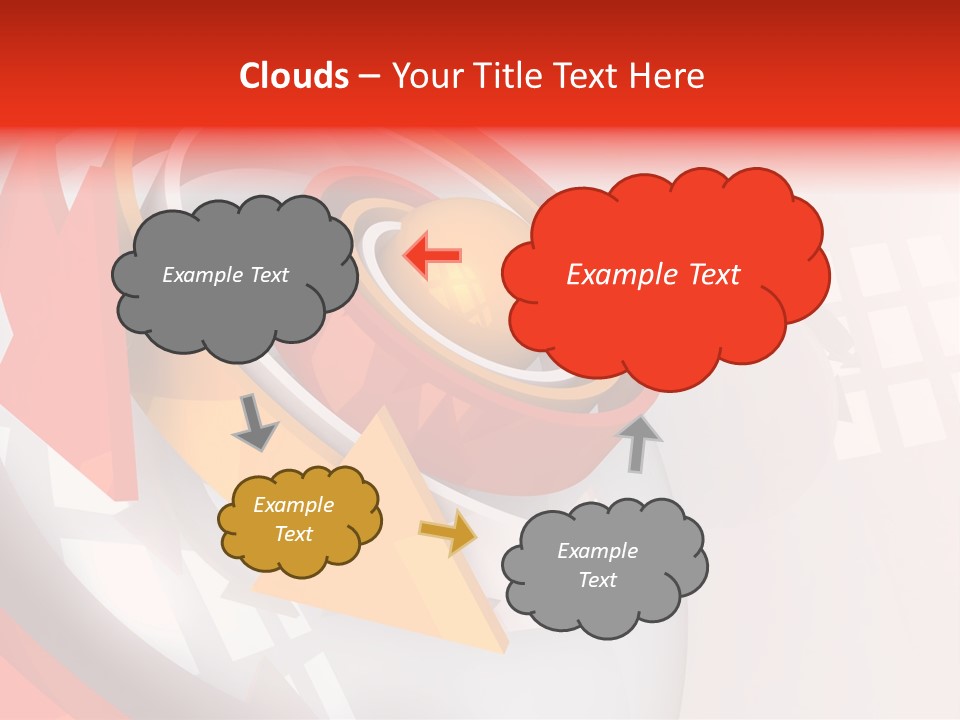 Arrows Sparse Symbol PowerPoint Template