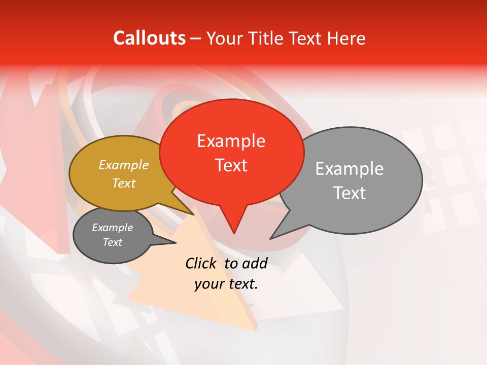 Arrows Sparse Symbol PowerPoint Template
