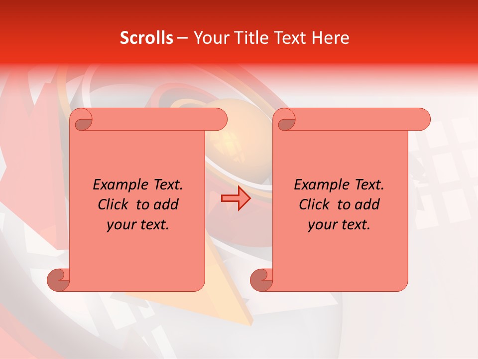 Arrows Sparse Symbol PowerPoint Template