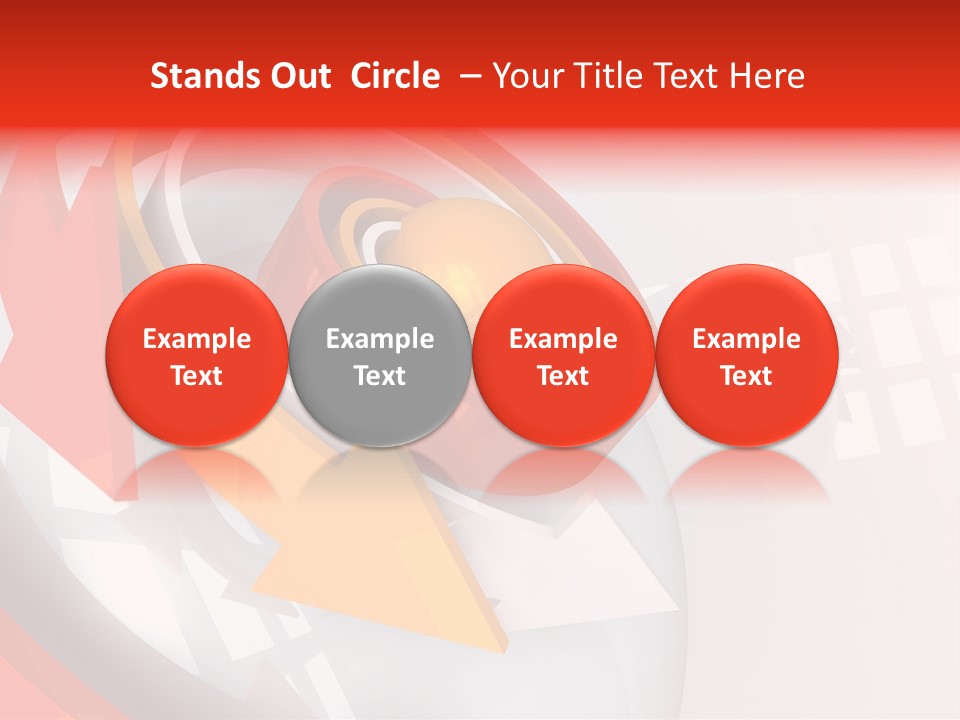 Arrows Sparse Symbol PowerPoint Template