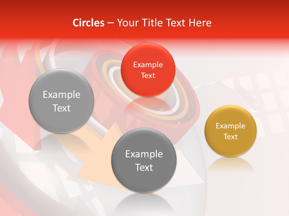 Arrows Sparse Symbol PowerPoint Template