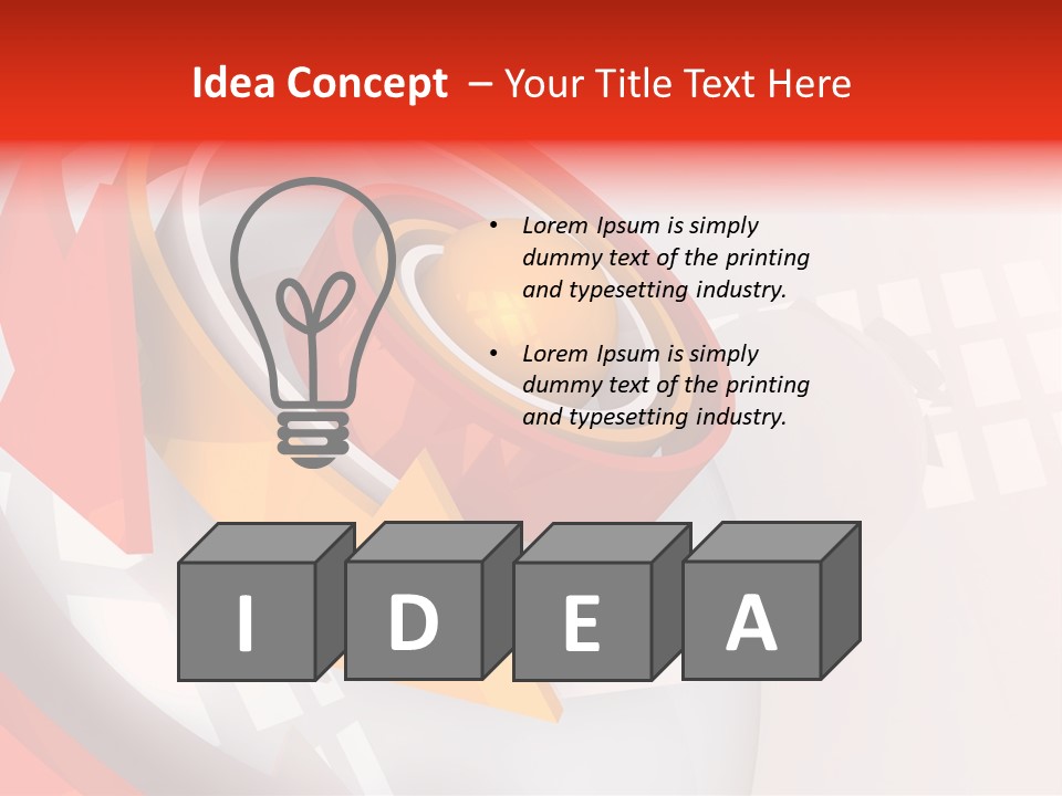 Arrows Sparse Symbol PowerPoint Template