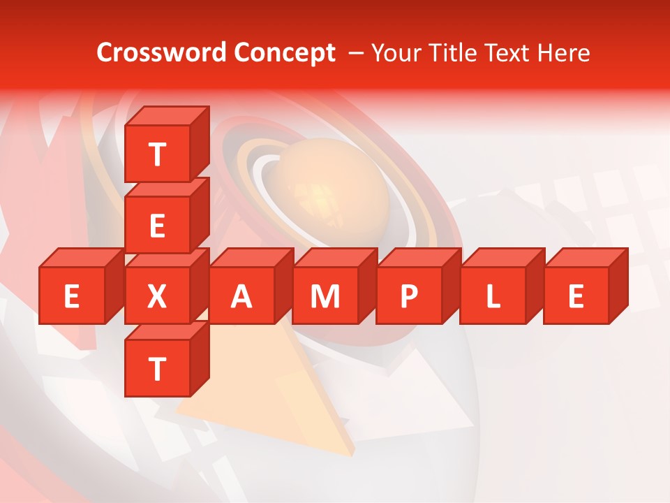 Arrows Sparse Symbol PowerPoint Template
