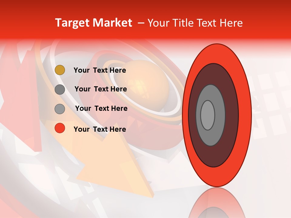 Arrows Sparse Symbol PowerPoint Template