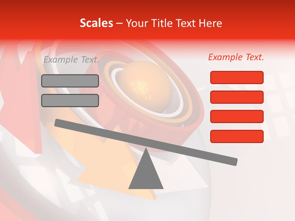 Arrows Sparse Symbol PowerPoint Template