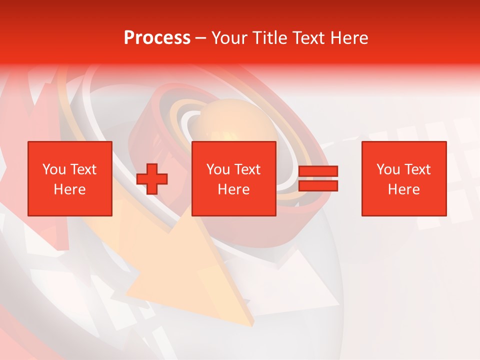 Arrows Sparse Symbol PowerPoint Template